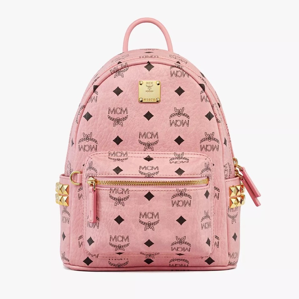 NWT MCM Pink Mini Backpack